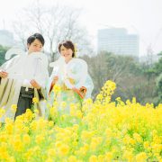 黄色が花嫁様にとってもお似合い！