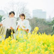 黄色が花嫁様にとってもお似合い！