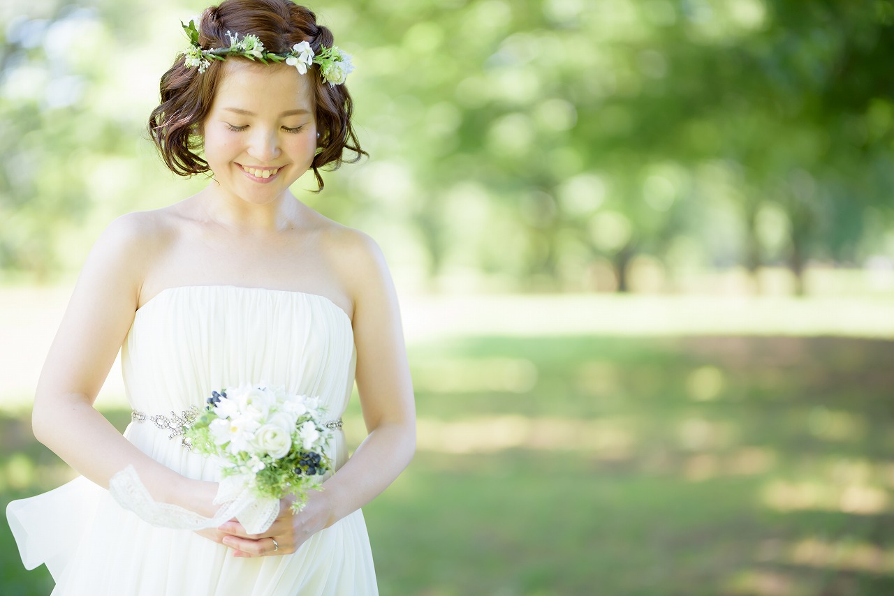 花嫁ヘア,ショートヘア,ショートボブ,ショート花嫁,ブライダルヘア,髪型,写真だけの結婚式,フォトウエディング