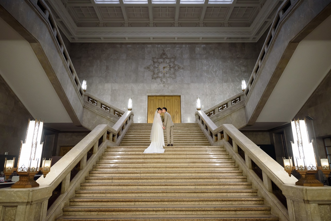 東京国立博物館.洋館,前撮り,フォトウエディング,後撮り,フォト婚,ヴィンテージドレス,めがね花嫁,ベリショ花嫁