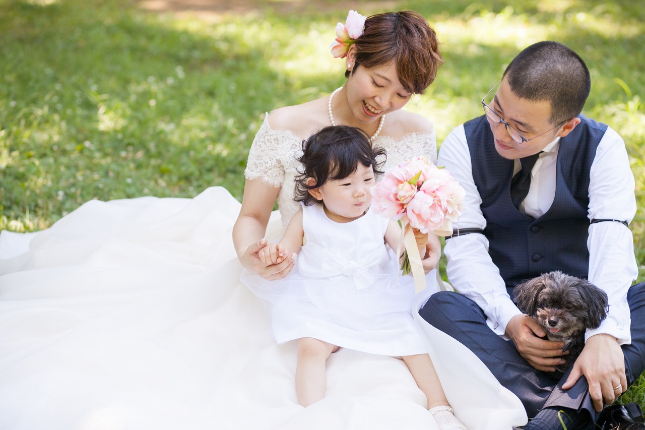 写婚,ロケフォト,子供と前撮り,ペットと前撮り.子供とフォトウエディング.なし婚,ウエディングドレス,フォトウエディング