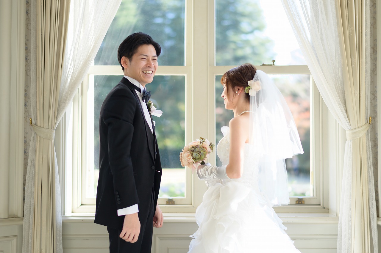 写真だけの結婚式,フォトウエディング,前撮り,レトロ婚,大人婚,洋館,旧古河邸