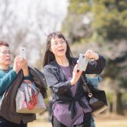 春の前撮り　和装ロケーション撮影（椿、河津桜、菜の花）の画像7