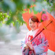 春の前撮り　和装ロケーション撮影（椿、河津桜、菜の花）の画像9