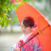 春の前撮り　和装ロケーション撮影（椿、河津桜、菜の花）の画像8