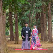 春の前撮り　和装ロケーション撮影（椿、河津桜、菜の花）の画像21