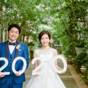 広いお庭と大階段のあるチャペルでフォトウエディングの画像17