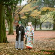 雨の切れ目に雰囲気いっぱいの和装ロケーションフォトの画像8