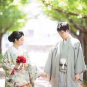 白無垢とトーク帽で洋装テイストの和装スタジオ撮影の画像22