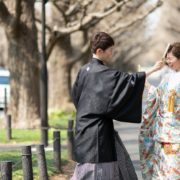 東京タワーが見える公園でフォトウエディングの画像23