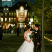 夕暮れの東京駅とスタジオでフォトウエディングの画像15