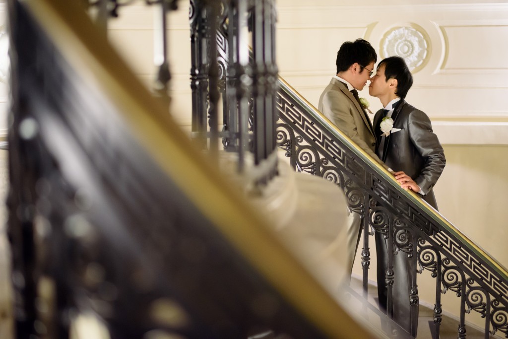 LGBTwedding,同性婚,男性カップル,LGBTフォトウエディング,東京国立博物館