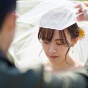 菜の花と桜のフォトウエディングの画像14