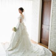 スタジオでマタニティウエディングフォトの画像7