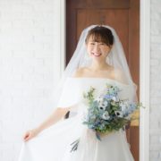 スタジオでマタニティウエディング撮影の画像20