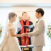 ご家族と一緒に少人数の結婚式の画像13