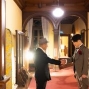 旧岩崎邸でヴィンテージドレスフォトウエディングの画像15
