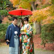 小石川後楽園と国立博物館で和洋フォトウエディングの画像7