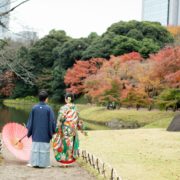 小石川後楽園と国立博物館で和洋フォトウエディングの画像10