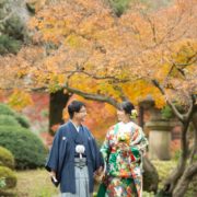 小石川後楽園と国立博物館で和洋フォトウエディングの画像12