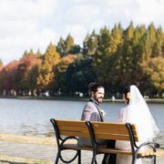 水元公園と代々木公園で洋装和装のフォトウエディングの画像3