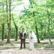 緑いっぱいのロケ地で洋装＆和装撮影の画像2