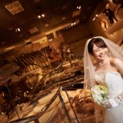 恐竜に祝福されるフォトウエディングの画像7