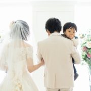 １歳お子様と一緒にフォトウエディングの画像2