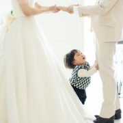 １歳お子様と一緒にフォトウエディングの画像3