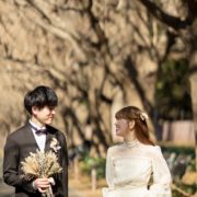ヴィンテージドレスで少人数結婚式の画像23
