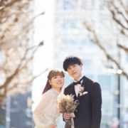 ヴィンテージドレスで少人数結婚式