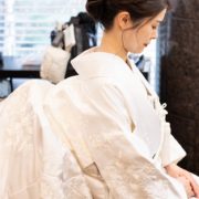 スタジオでスタイリッシュに和装洋装フォトウエディングの画像3