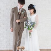ワンちゃんと一緒にフォトウエディングの画像3