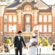 秋の東京駅・丸の内でフォトウエディングの画像3