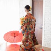 スタジオでスタイリッシュに和装洋装フォトウエディングの画像8