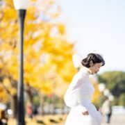 秋の東京駅・丸の内でフォトウエディングの画像8