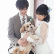 ワンちゃんと一緒にフォトウエディングの画像12
