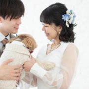 ワンちゃんと一緒にフォトウエディングの画像11