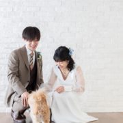 ワンちゃんと一緒にフォトウエディングの画像14