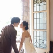 白ドレスで洋館・カラードレスでスタジオ撮影の画像9