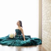 白ドレスで洋館・カラードレスでスタジオ撮影の画像20