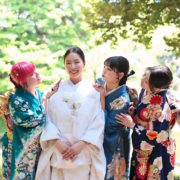 ご友人様と一緒に華やかフォトウエディング
