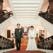 有形文化財の洋館でフォトウエディング