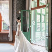 ヴィンテージドレスで洋館・カラードレスでスタジオ撮影の画像11