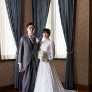 庭園のある文化財で撮るウエディングフォトの画像1