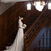 庭園のある文化財で撮るウエディングフォトの画像6