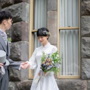 庭園のある文化財で撮るウエディングフォトの画像21