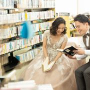 小学校でフォトウエディング