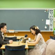 小学校でフォトウエディングの画像2
