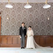 ヴィンテージドレスで旧古河邸フォトウエディングの画像1